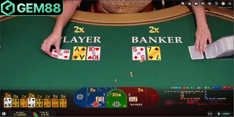 Quy trình đặt cược Baccarat online đơn giản với vài thao tác